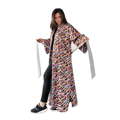 Boho Cotton Kmono Robe long for Women  kimono bathrobe ,Bohemian kimoono robe cotton.