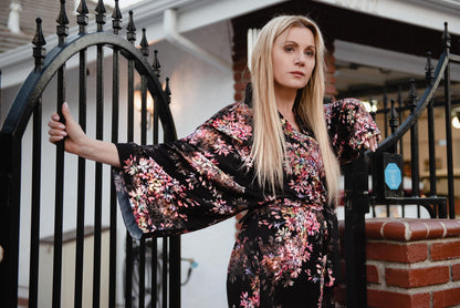 Gift for lover Long silk kimono robe for women. Honeymoon silk robe Kaftan kimono . Vacation robe .The best Gift. Luxury resort wear.