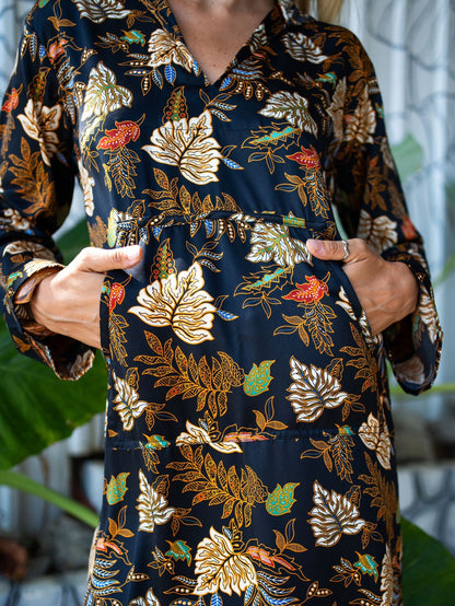 Boho  Kimono Kaftan Robe Beachwear Dressing Gown - Handmade Hooded Full Sleeve Kimono Robe - Loungewear Luxury Bathrobe Gift for Women