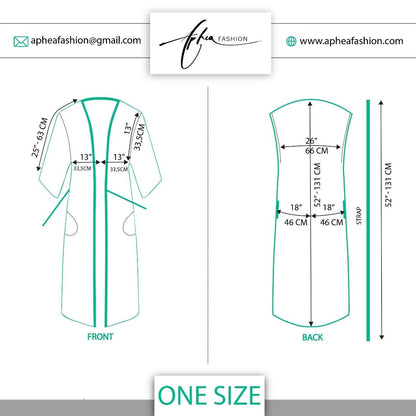 Handmade Silk Blend Kimono Robe: Bali Batik Kaftan