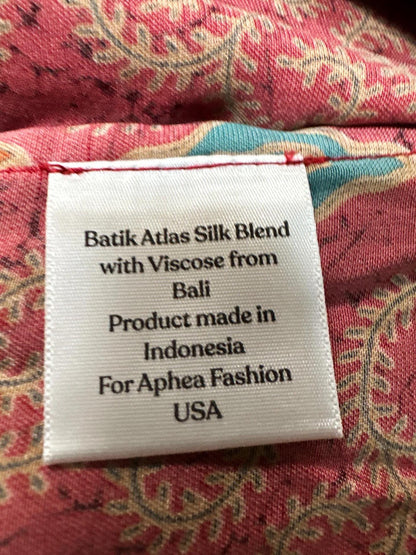 Men's Kimono Set+Boxer, Long Silk Blend Kimono Robe Set: Batik Bali Loungewear with Boxers