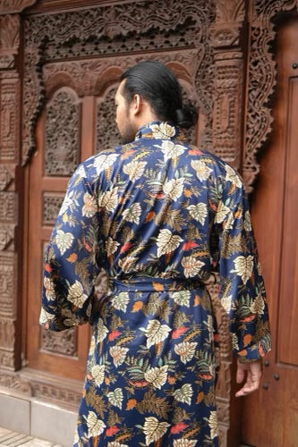 Dark Blue Kimono Male