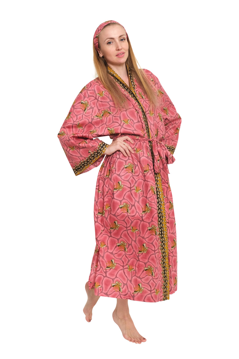 Pink Butterfly Kimono